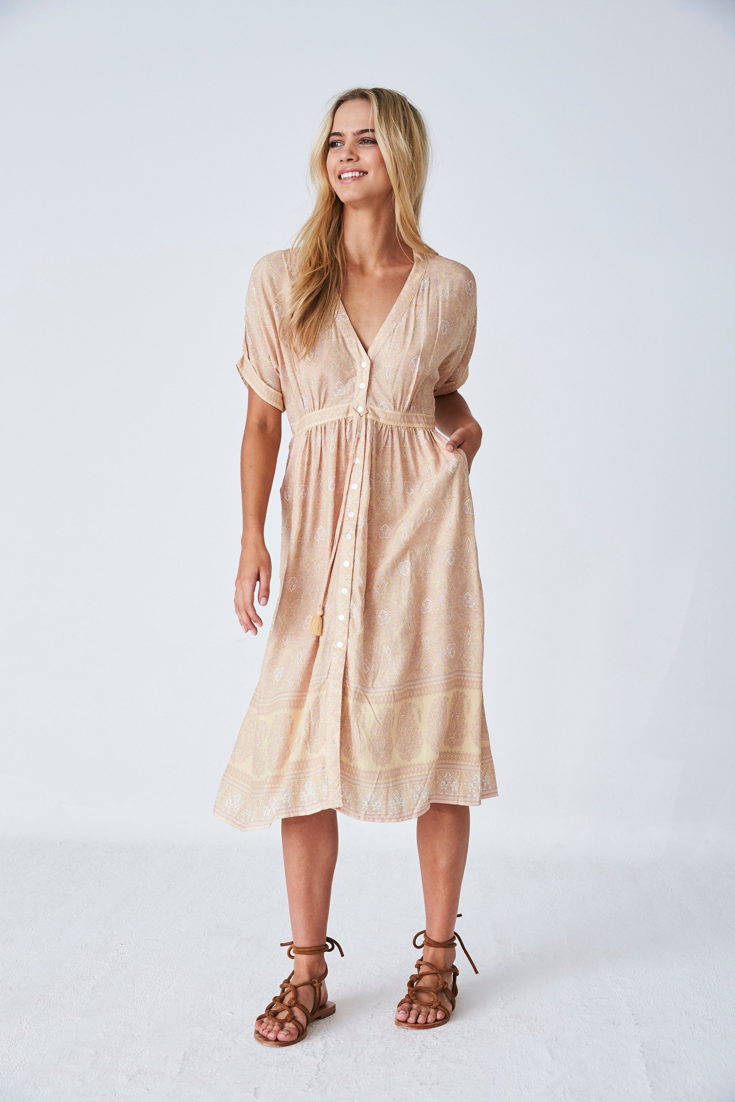 Haveli Dress in Sunshine