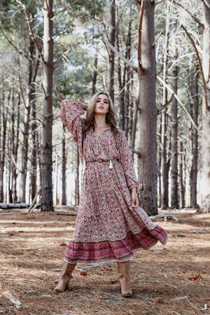 Willow Skirt in Wild Pansy
