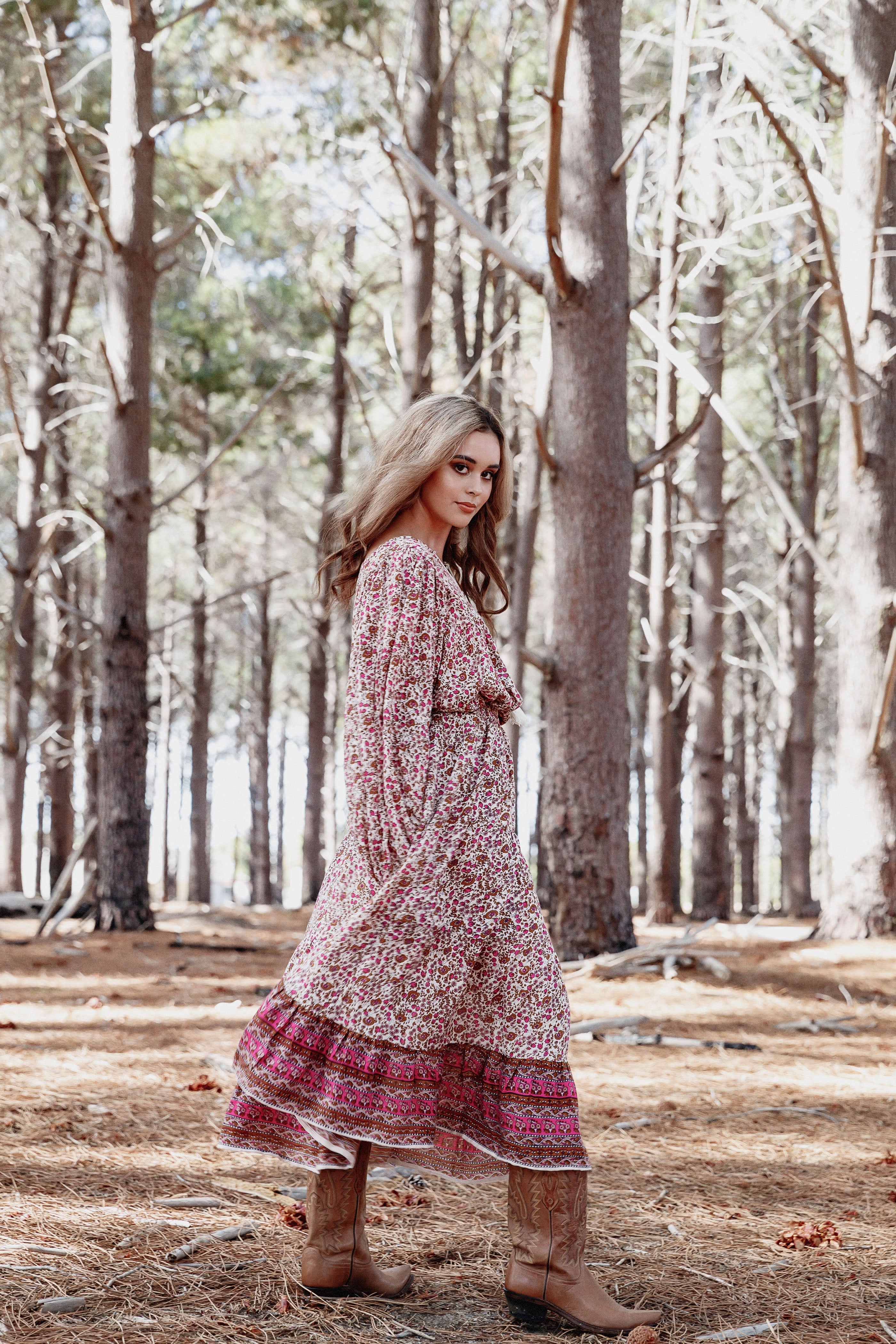 Willow Skirt in Wild Pansy