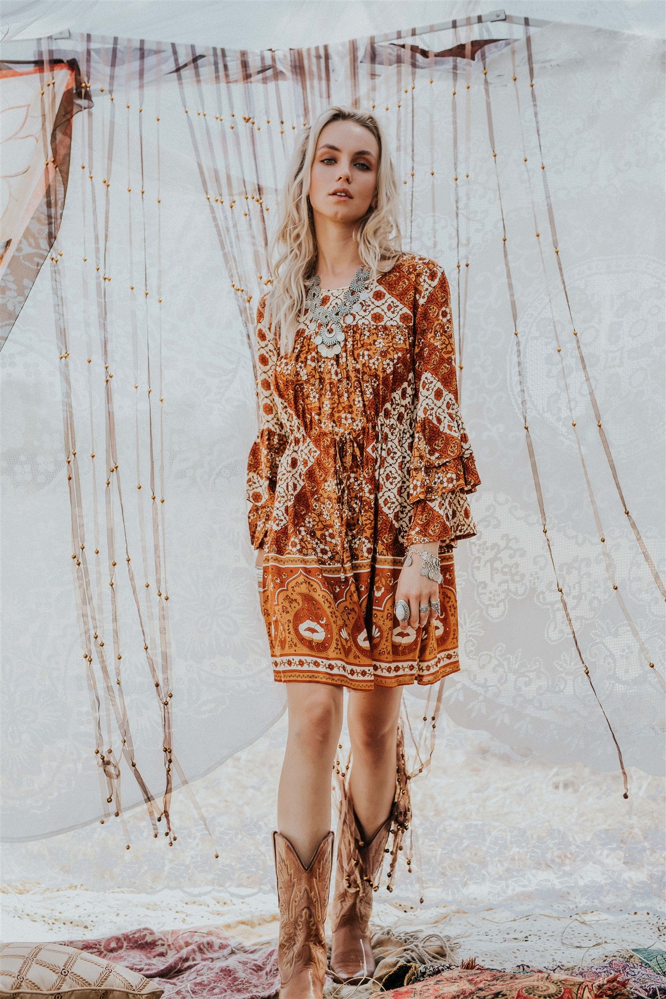 Lucy in the Sky mini dress - Buttercup