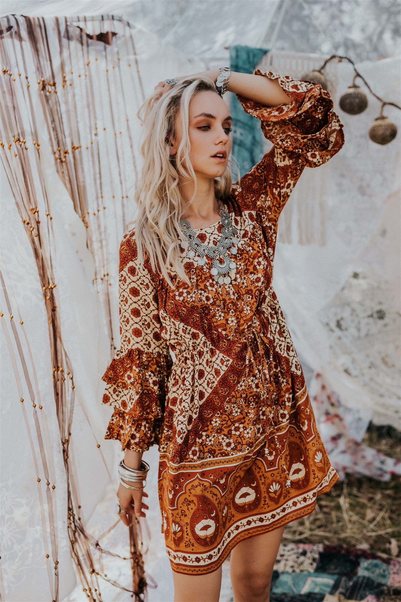 Lucy in the Sky mini dress - Buttercup