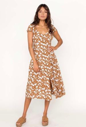 Maeve Midi dress - Cinnamon