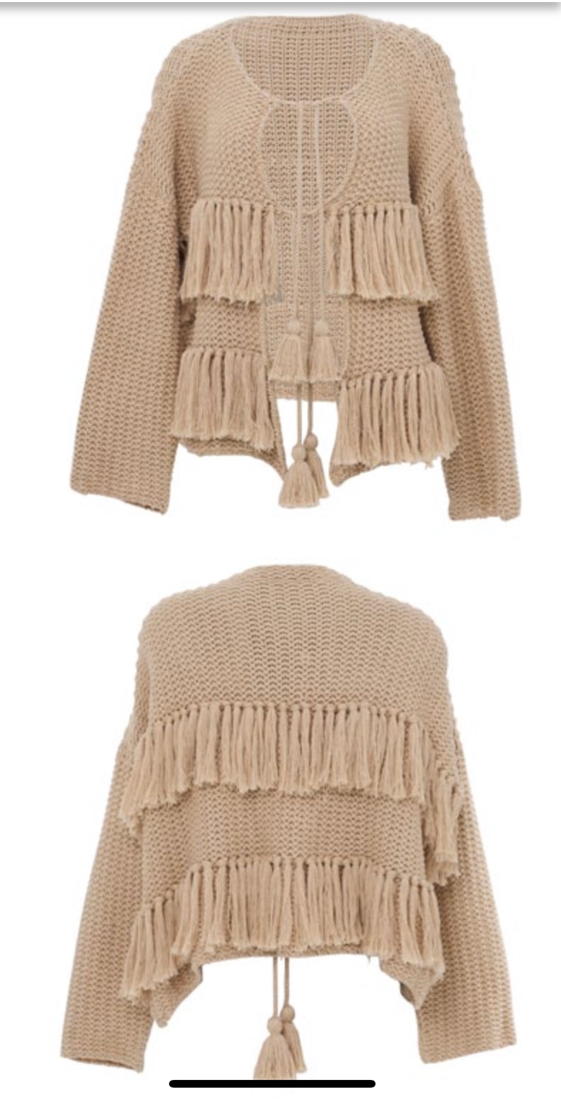 Nouvelle Cardi in Almond