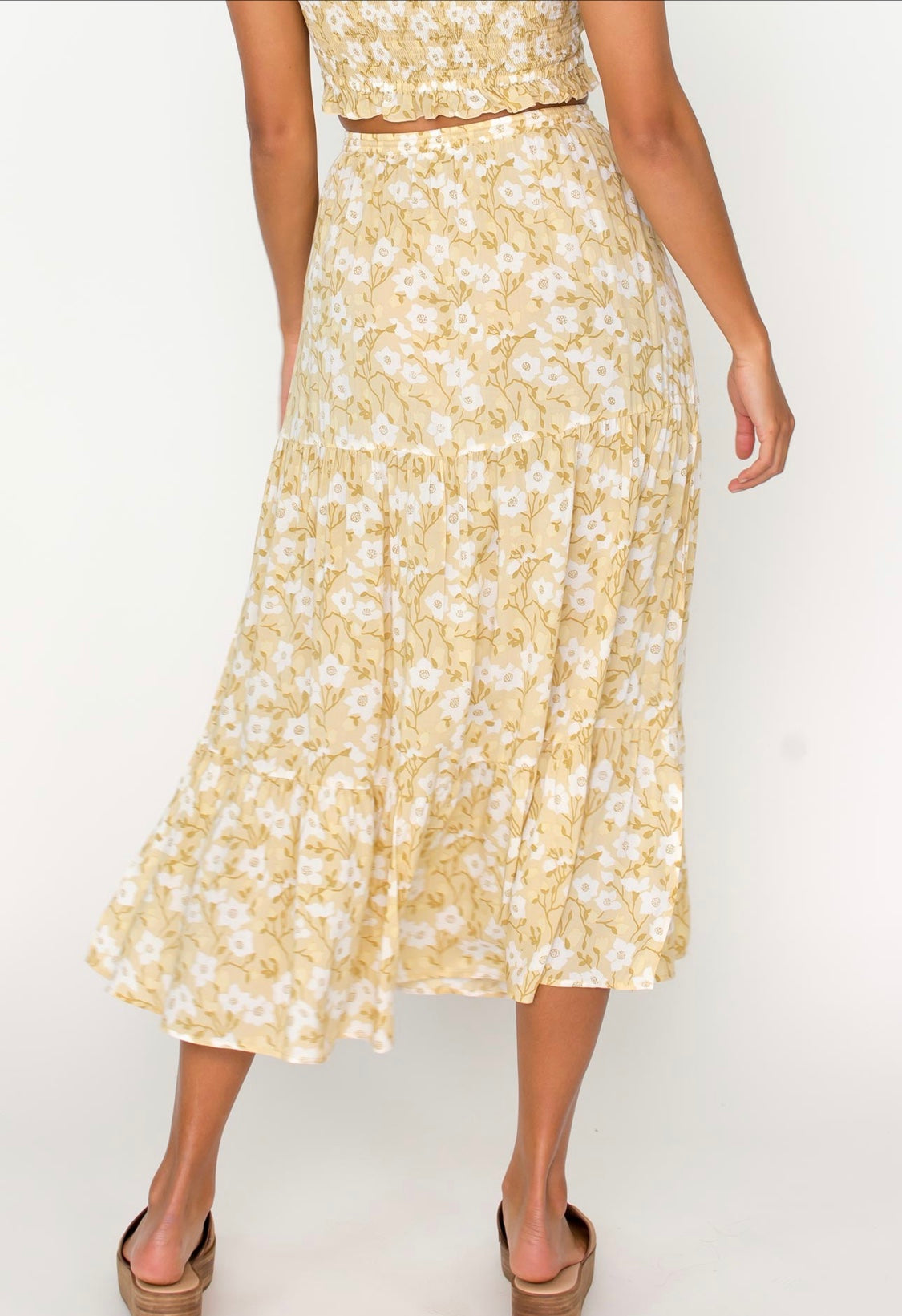 Maeve Midi Skirt - Vanilla