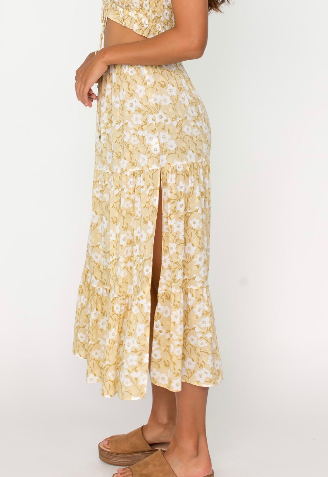 Maeve Midi Skirt - Vanilla