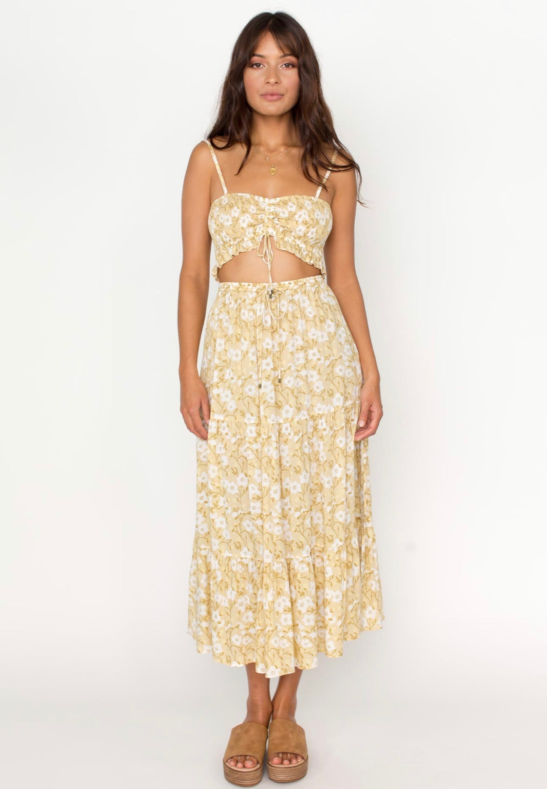Maeve Midi Skirt - Vanilla