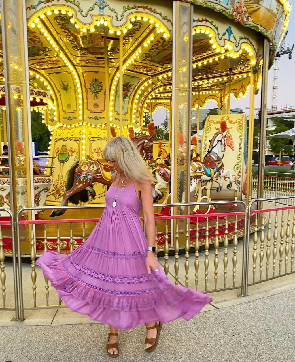 Stella Maxi Dress - Bluebird