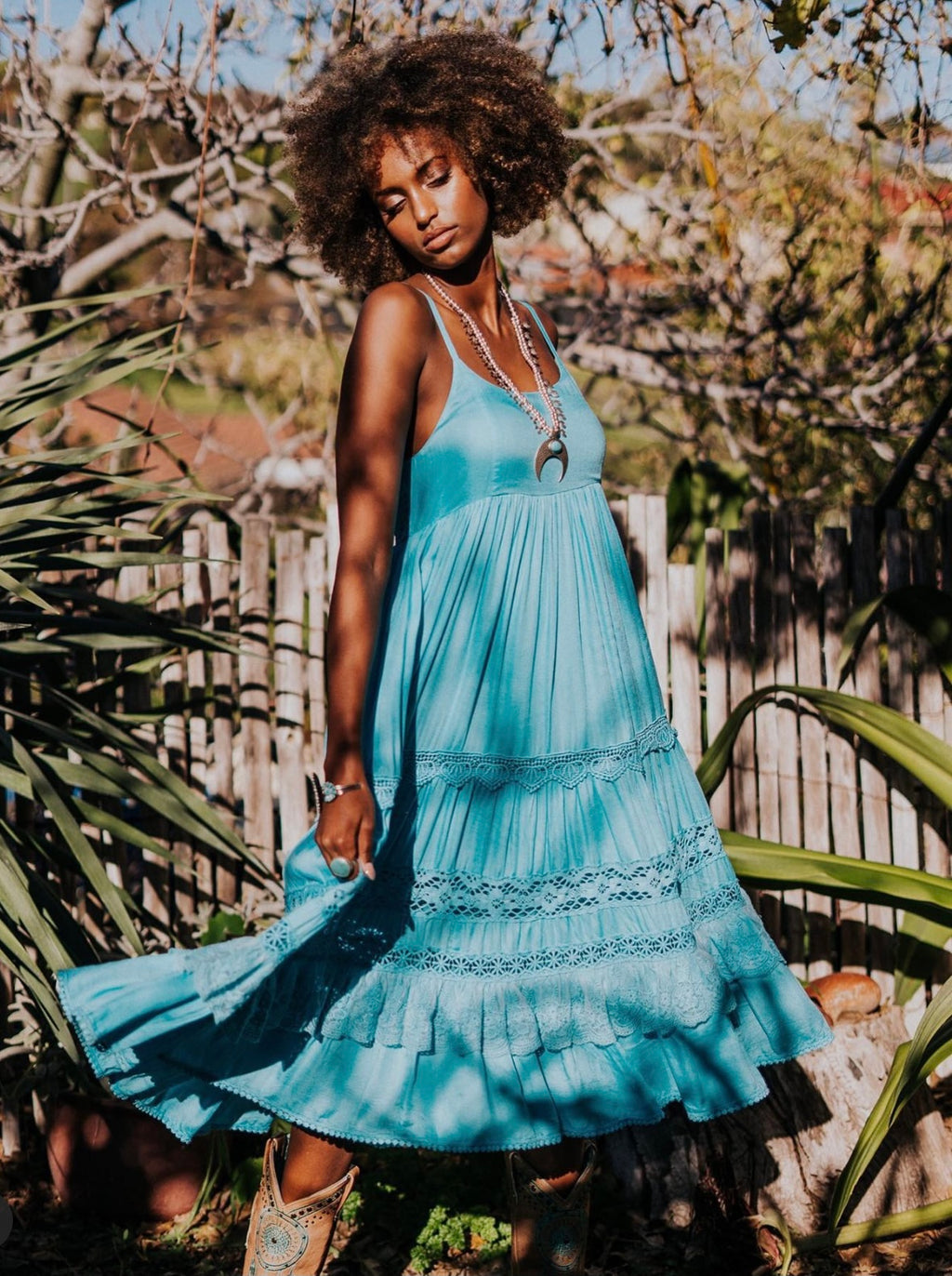 Stella Maxi Dress- Bluebird