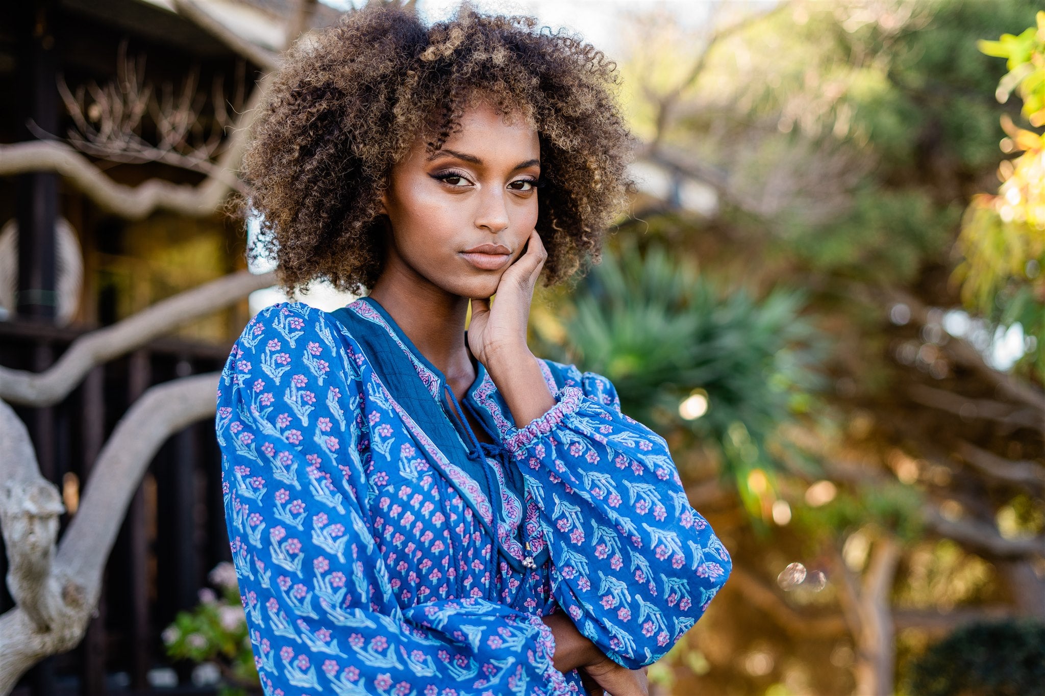Gypsy Girl Dress - Blue Iris