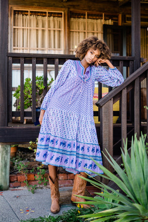 Gypsy Girl Dress - Dusty Lavender.