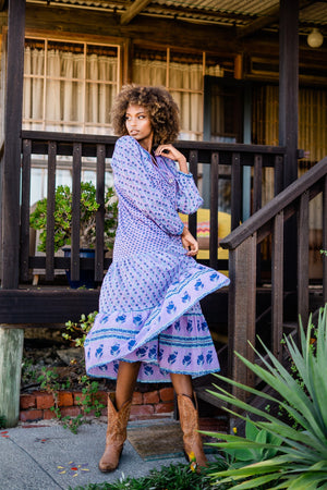 Gypsy Girl Dress - Dusty Lavender.