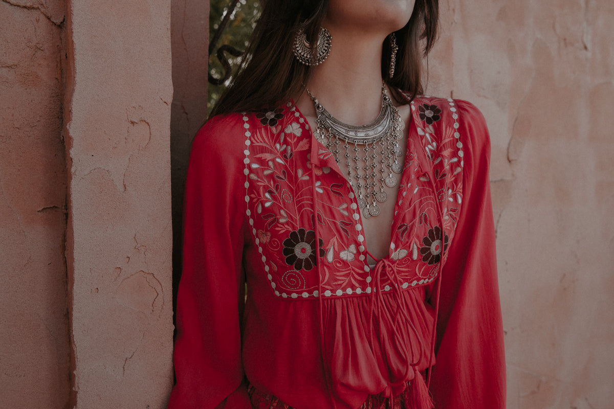 The Rehanna Blouse Rose