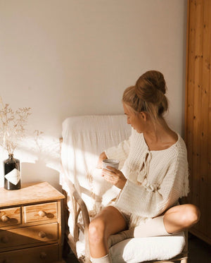 Nouvelle Cardi in Natural