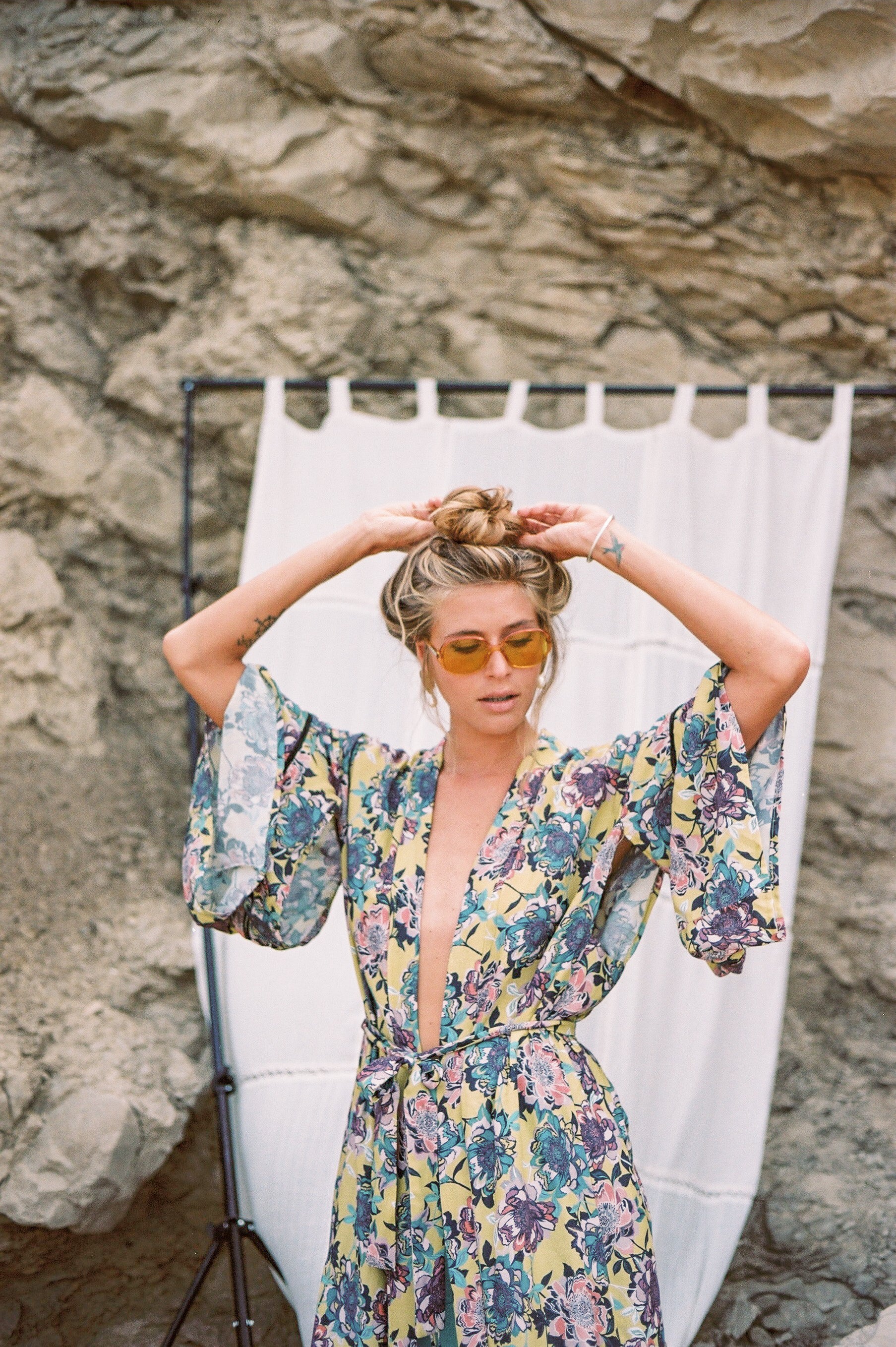 Emerald Luxe Kimono